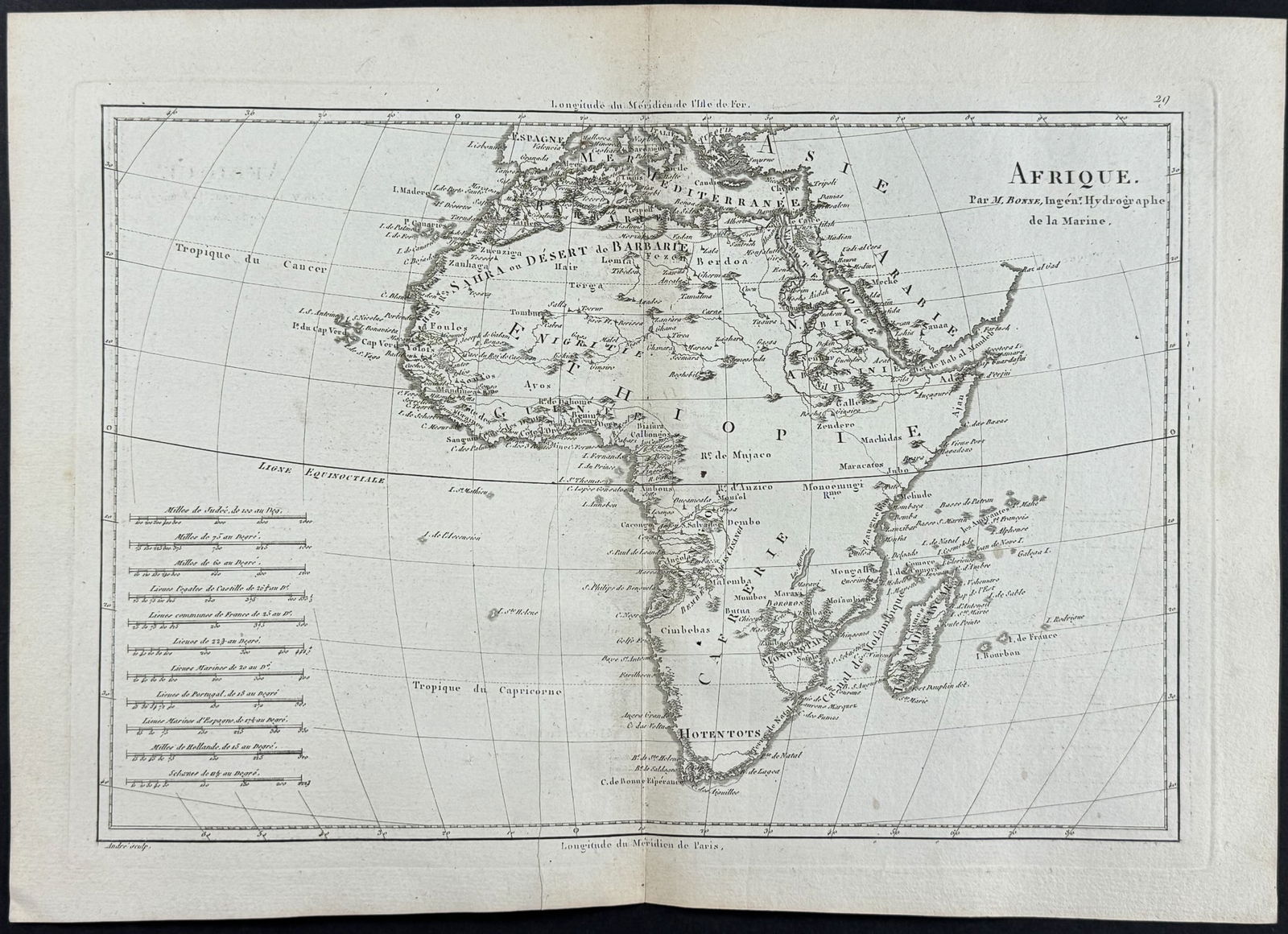 Bonne & Desmarest - Map of Africa (1 of 1)