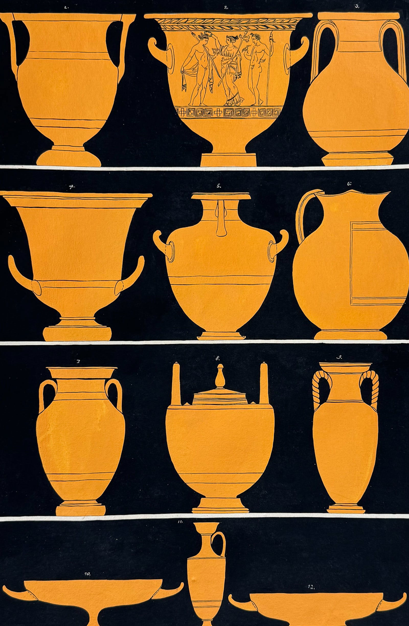 Hamilton - Engraving of Grecian Vases. 2 (1 of 2)