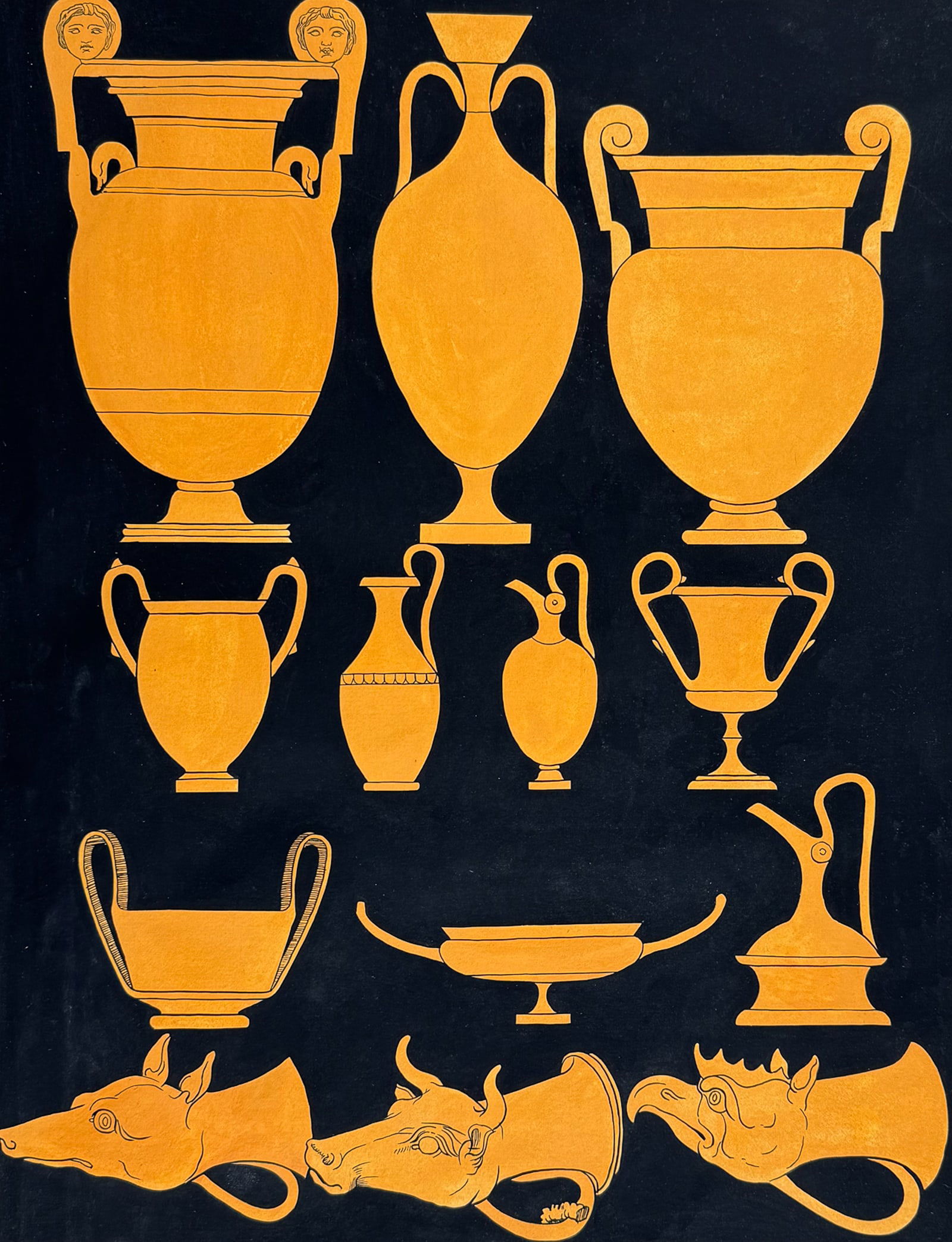Hamilton - Engraving of Grecian Vases. 3 (1 of 2)