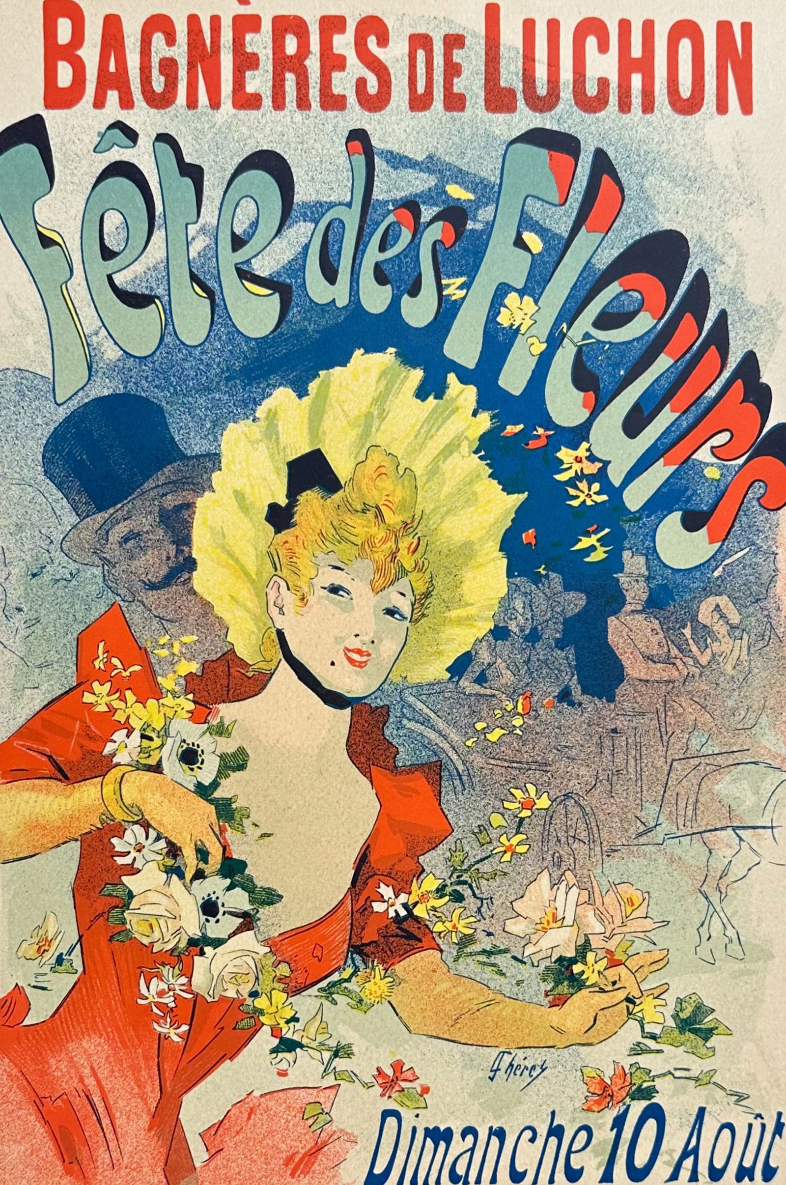Maitres Affiches by Cheret - Fete des Fleurs de Bagnere-de Luchon. 101 (1 of 2)