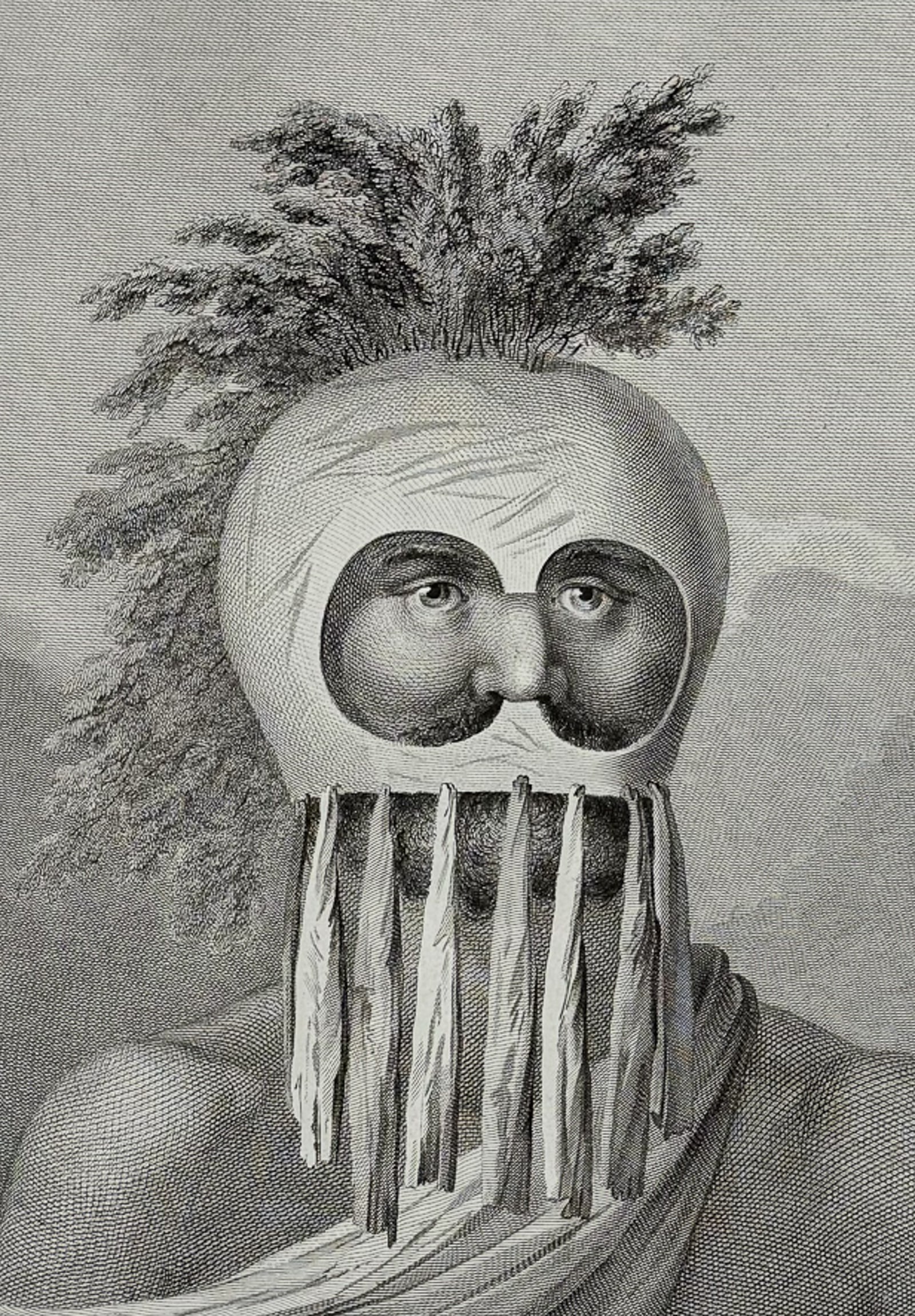 Captain Cook - Hawaii: A Man of the Sandwich Islands, in a Mask. 66 (1 of 2)