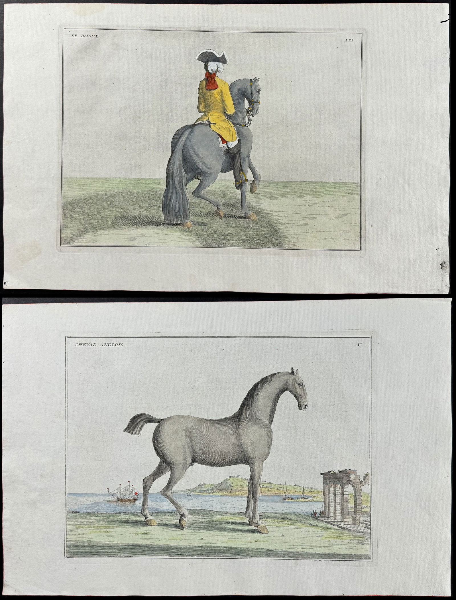 Eisenberg - Pair of Horse or Horse Riding Engravings (1 of 3)