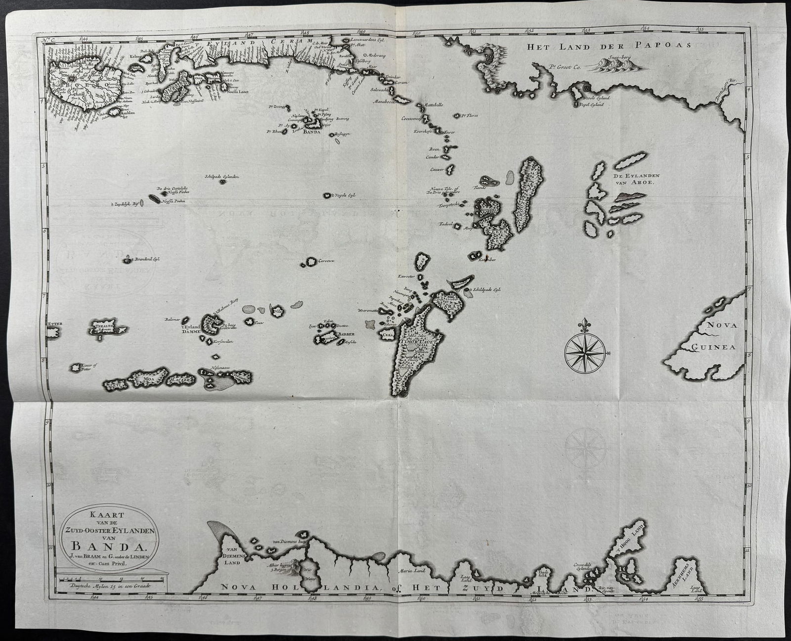 Valentijn - Chart of Banda Islands, Indonesia (1 of 1)