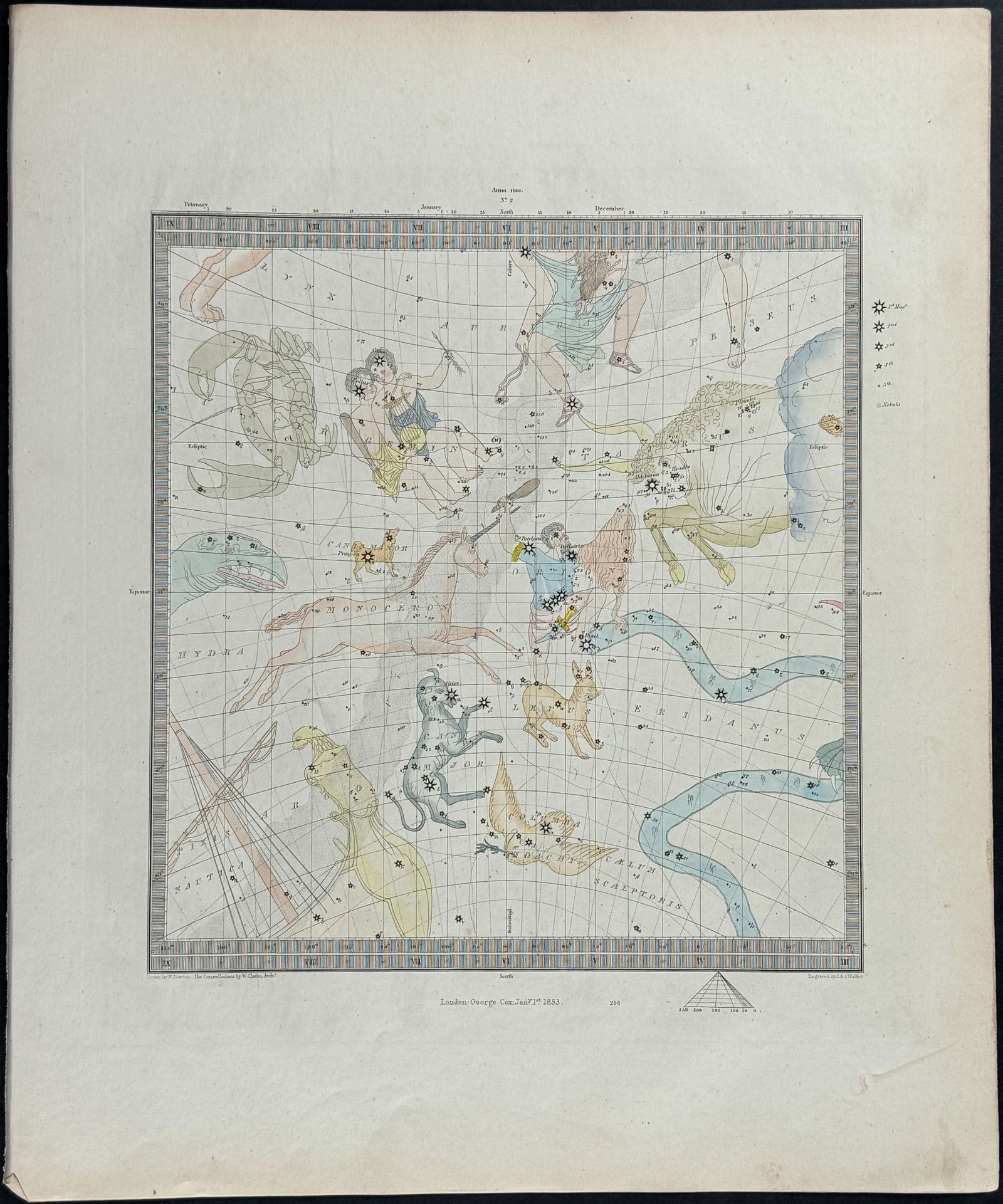 Stanford - Celestial Chart. 214 (1 of 1)