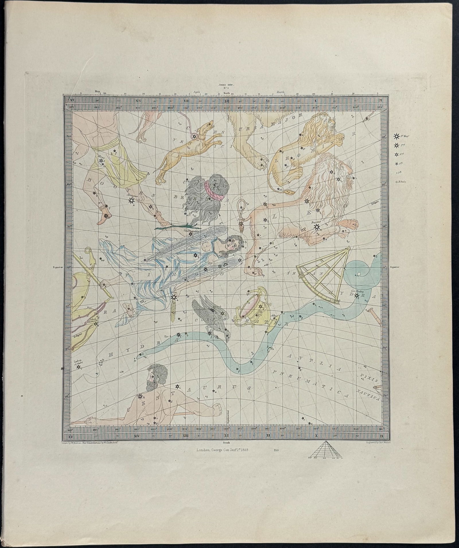 Stanford - Celestial Chart. 215 (1 of 1)