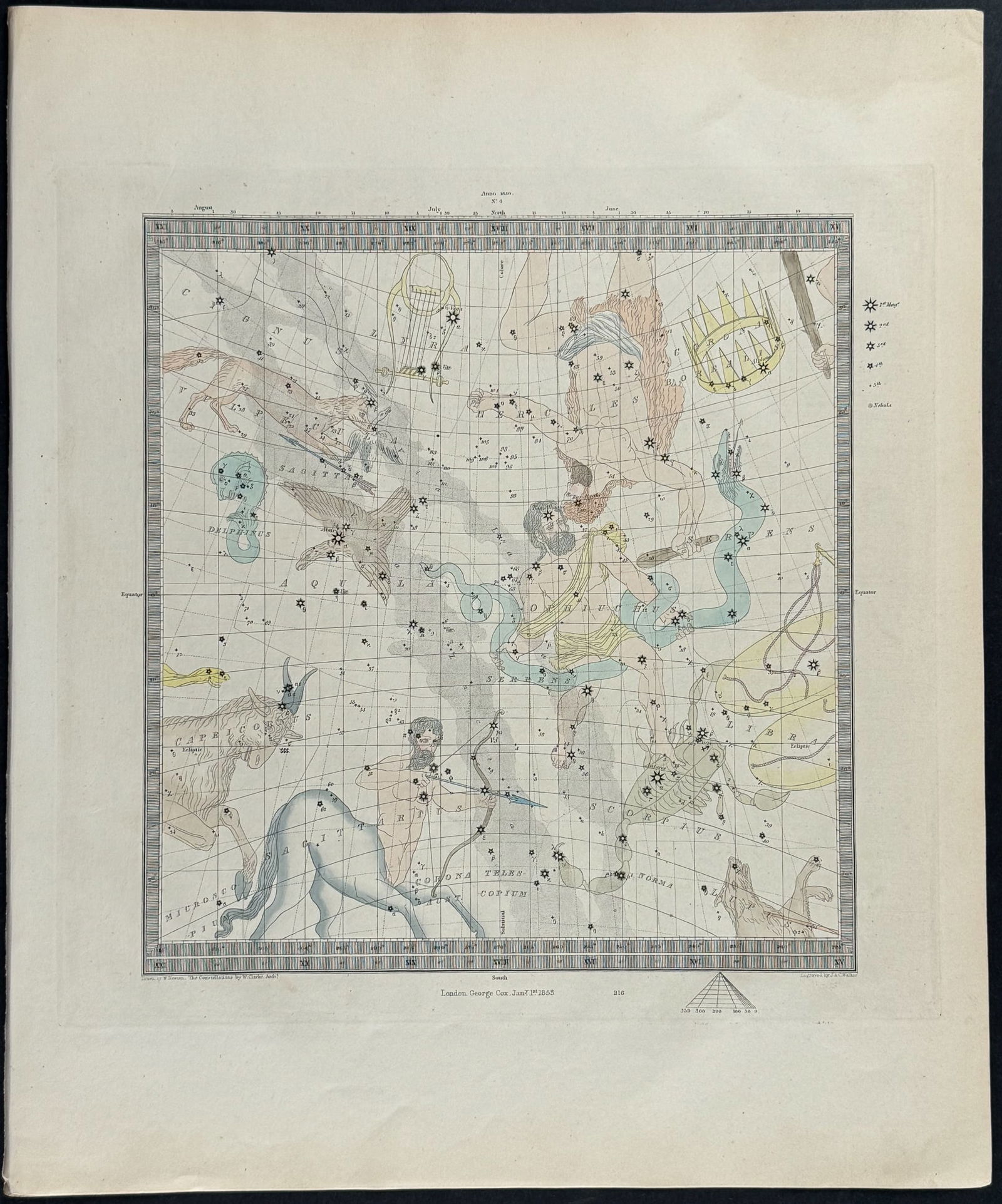 Stanford - Celestial Chart. 216 (1 of 1)