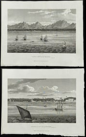 Forbes - 4 Engravings of Views of Malabar, India