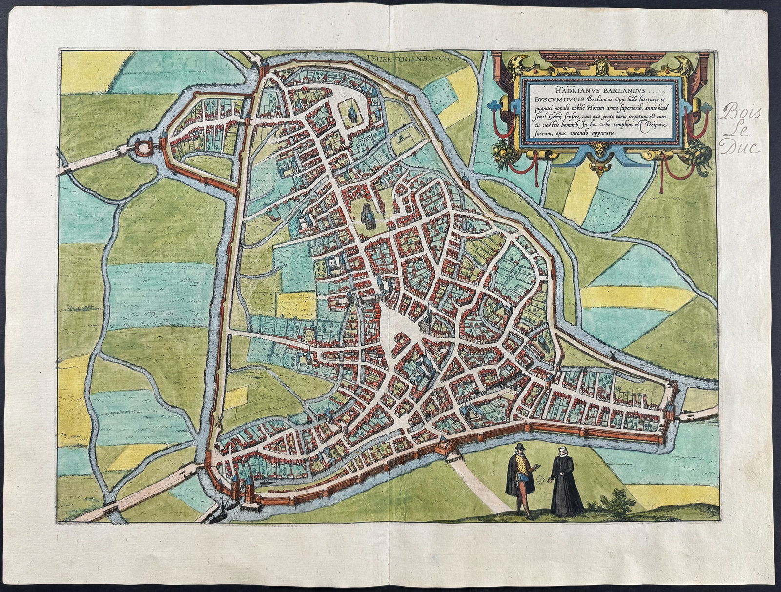 Braun & Hogenberg, pub. 1575 - View of Den Bosch, Netherlands (1 of 1)