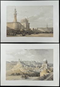 David Roberts - Pair of Lithographs from Egypt & the Holy Land