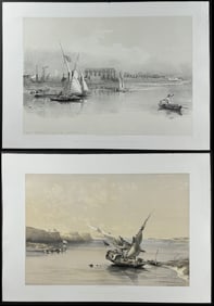 David Roberts - Pair of Lithographs from Egypt & the Holy Land
