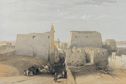 David Roberts - Grand Entrance to the Temple of Luxor