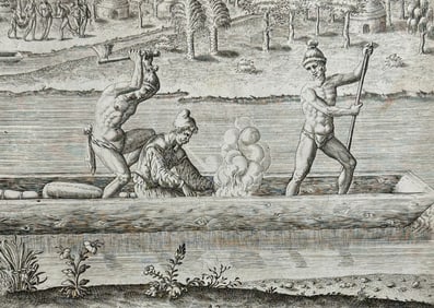 De Bry - Florida - Murder of Pierre Gambr?, a Frenchman