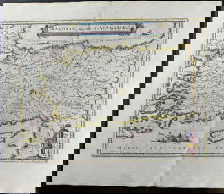 Blaeu - Map of Turkey, Anatolia, Asia Minor