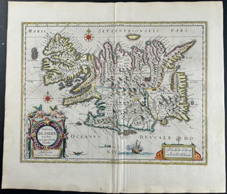 Blaeu - Map of Iceland