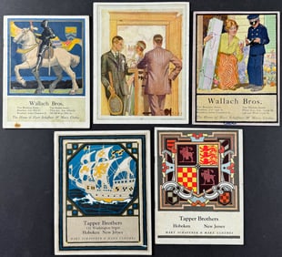 Hart, Schaffner & Marx - 5 Brochures of Men's Fashion