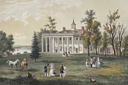 Kollner, Rare - Mount Vernon, Residence of President Washington. 14