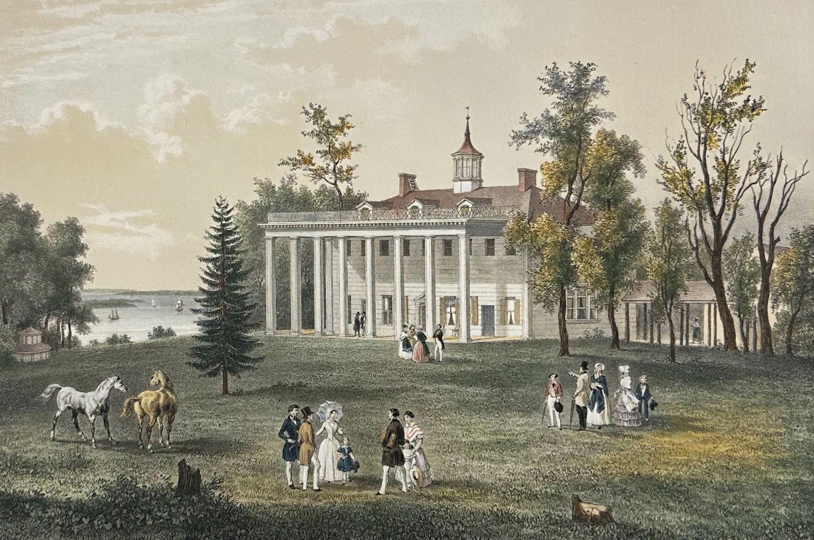 Kollner, Rare - Mount Vernon, Residence of President Washington. 14 (1 of 2)