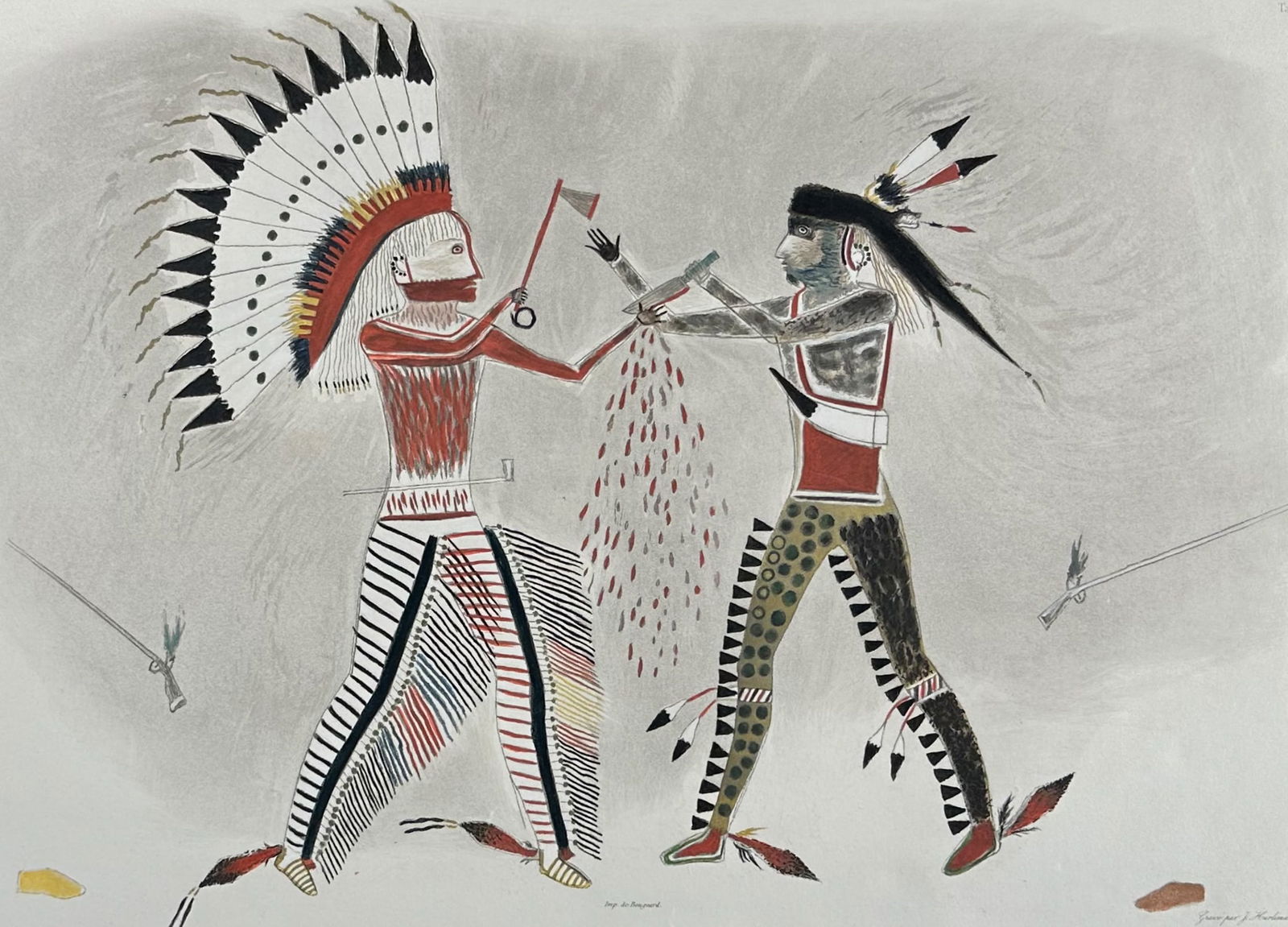 Karl Bodmer - Fac Simile of an Indian Painting. 22 (1 of 2)