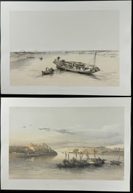 David Roberts - Pair of Lithographs from Egypt & the Holy Land