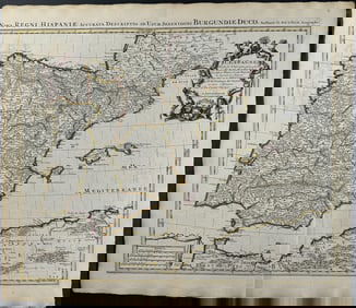 De L'Isle - Map of Spain & Portugal