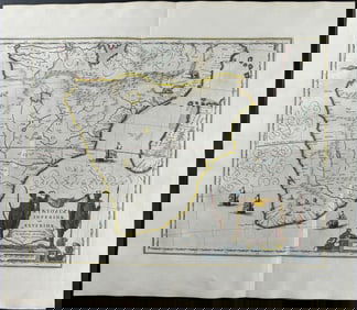 Blaeu - Map of Ethiopia, Africa