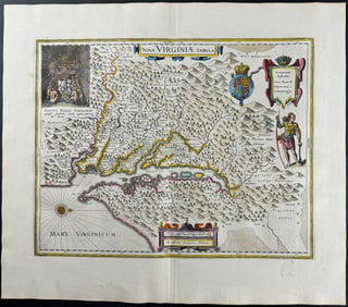 Blaeu - Map of Virginia