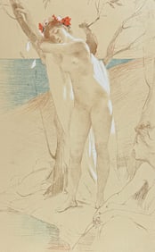 L'Estampe Moderne by Calbet - L'Inconnue