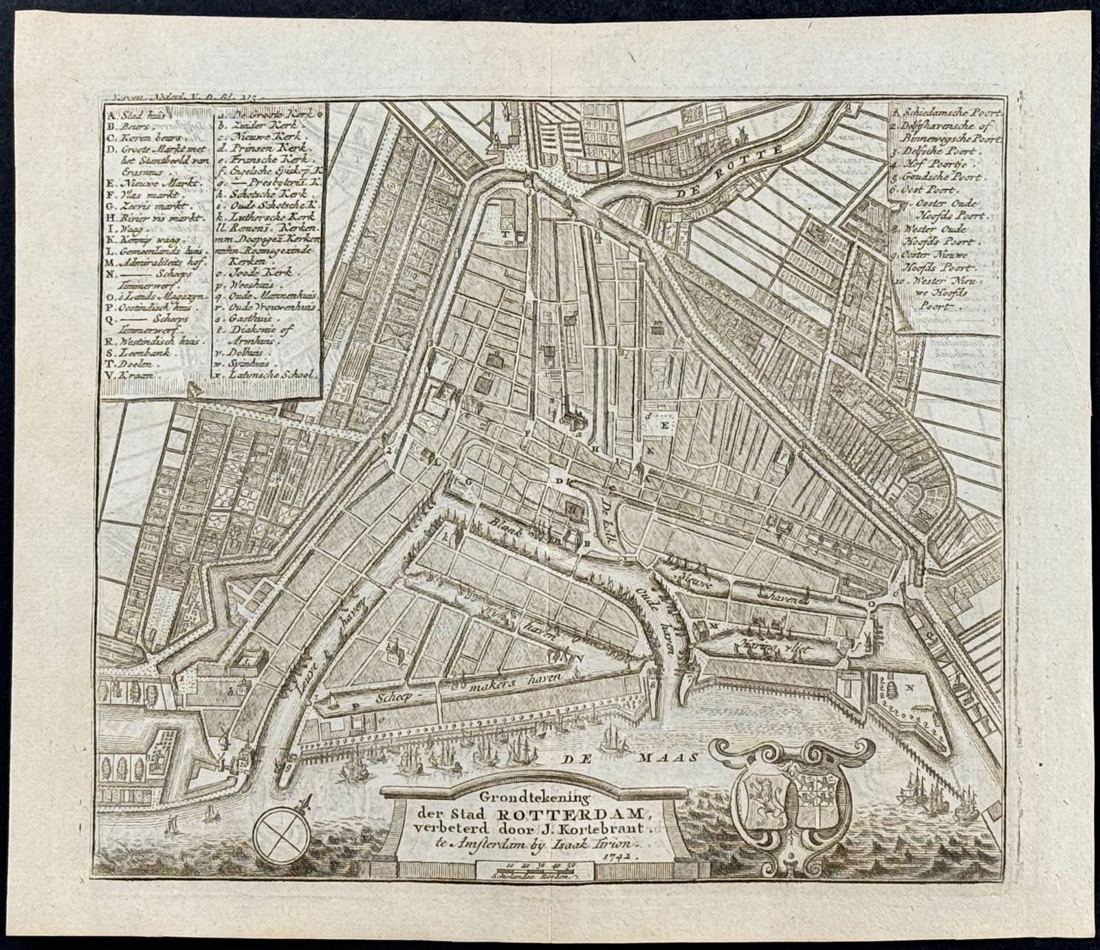 Tirion - Map of Rotterdam, Netherlands (1 of 1)