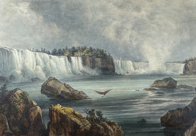 Karl Bodmer - Niagara Falls. 39