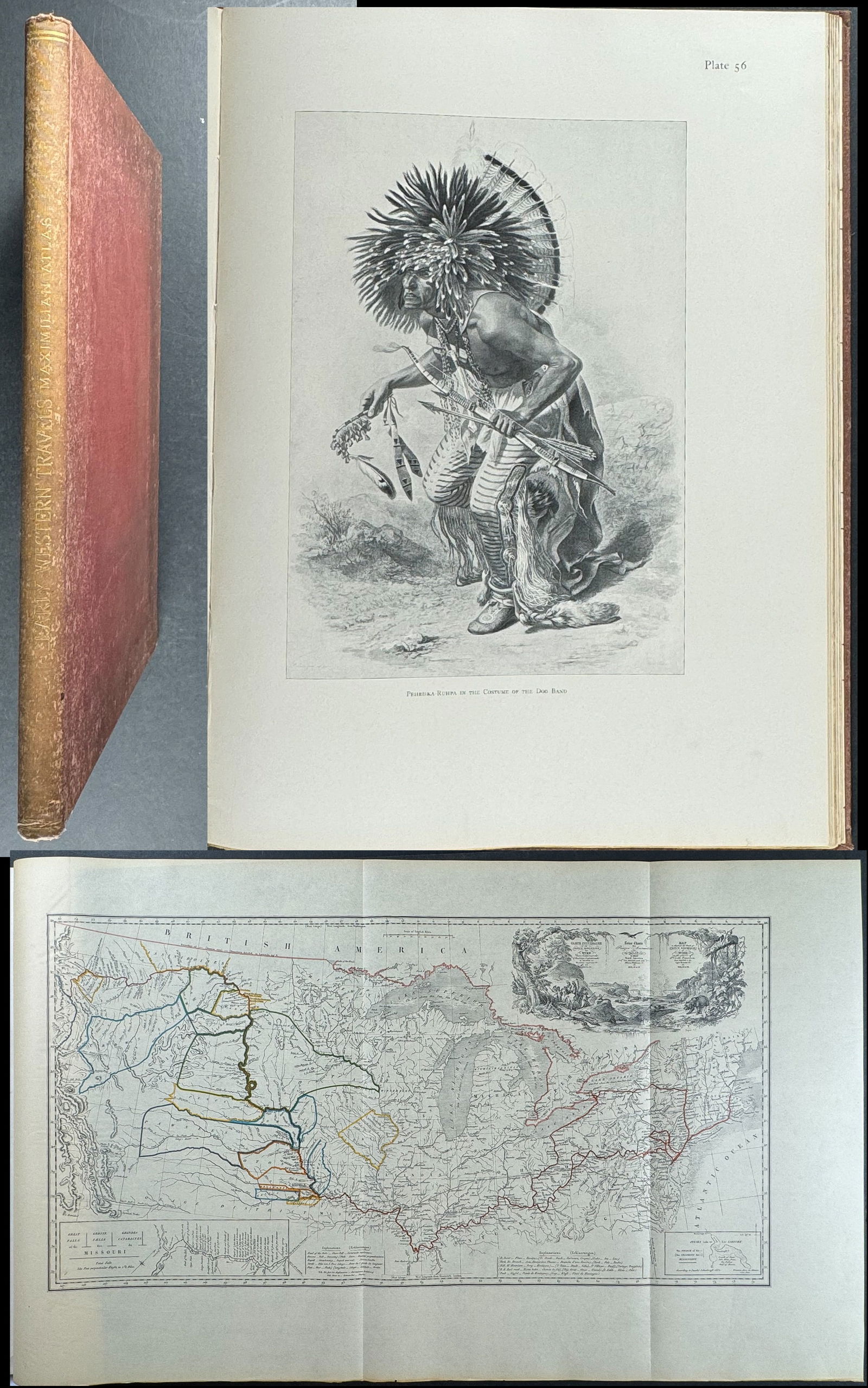 Karl Bodmer's Travels in the Interior of North America - Volume with 81 Lithographs (1 of 20)