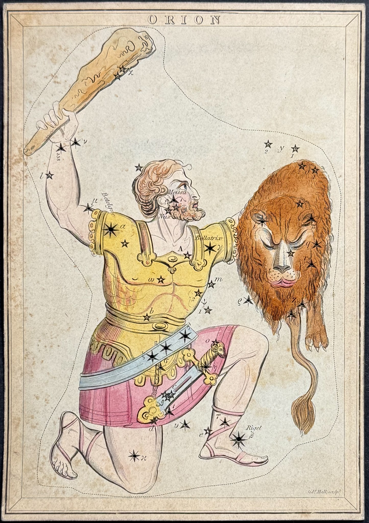 Aspin - Constellation Map of Orion (1 of 1)