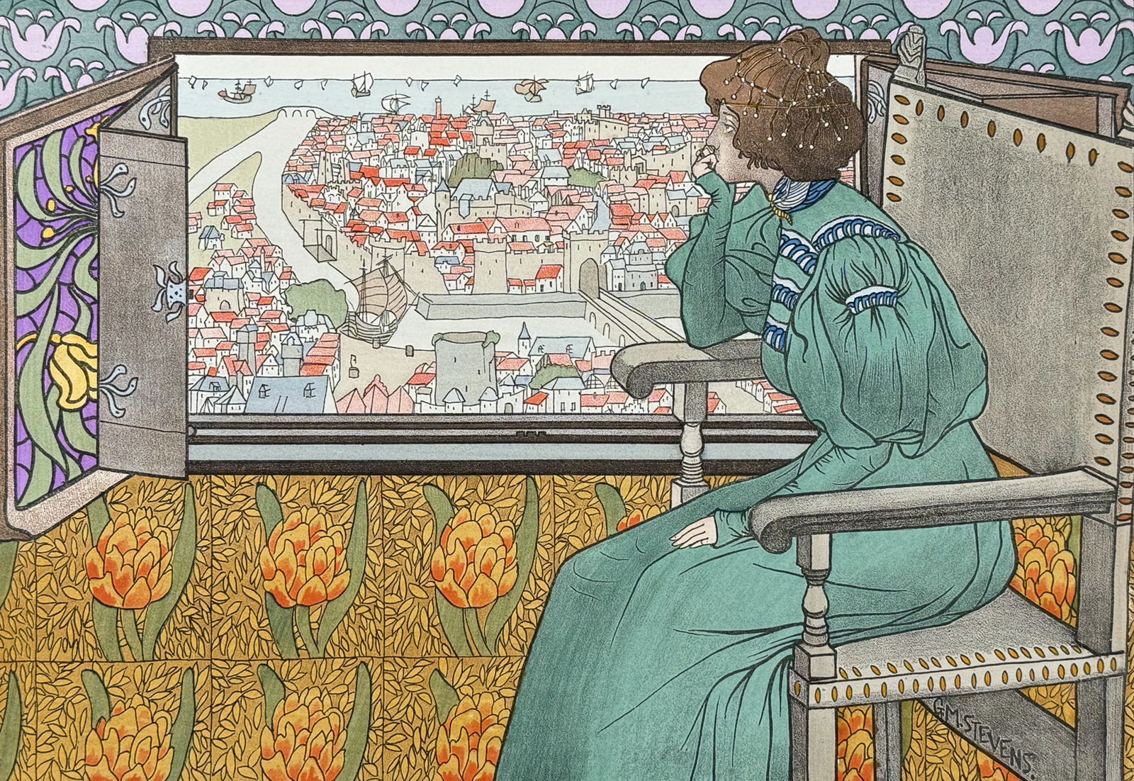 L'Estampe Moderne by Stevens - Solveig (1 of 2)