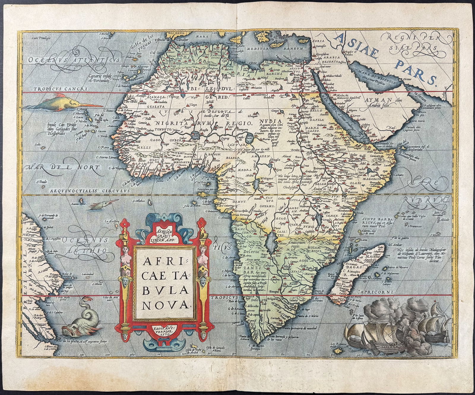 Ortelius - Map of Africa (1 of 2)