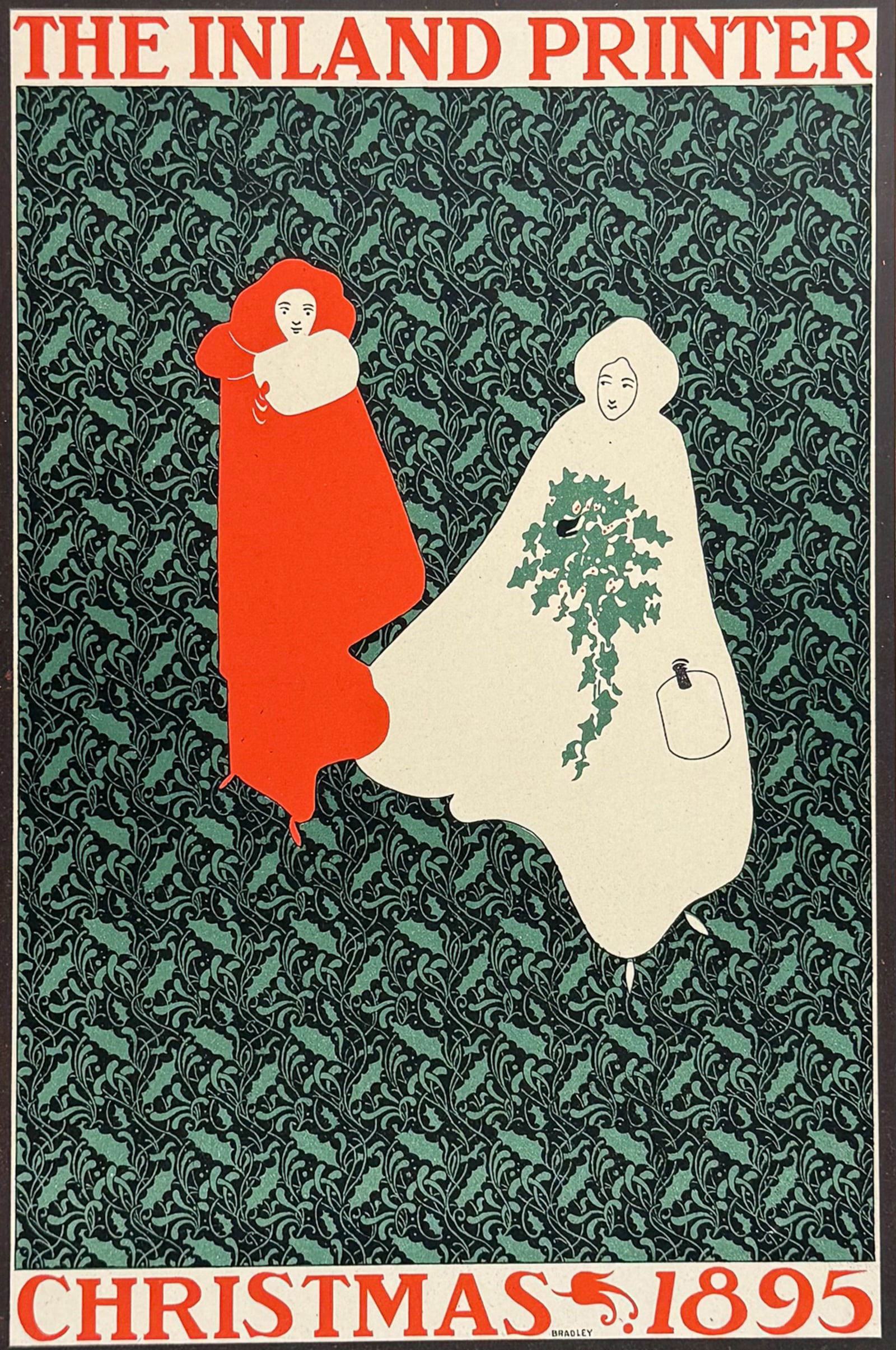 Maitres Affiches by Bradley - Inland Printer. 172: This first edition, folio lithograph after a poster is from Les Maitres de l'Affiche. The work was published by Imprimerie Chaix under the direction of Jules Cheret in Paris between 1896 and 1900. The