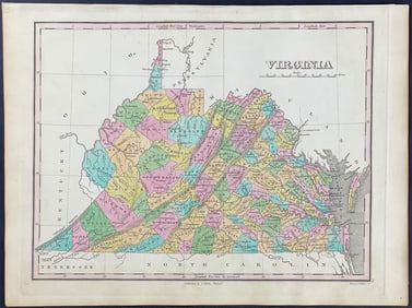 Finley - Map of Virginia
