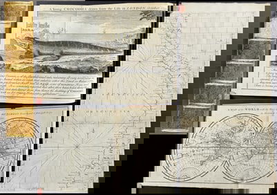 Rogers's A Cruising Voyage Round the World - Buccaneering Volume with 5 Folding Maps & Engravings