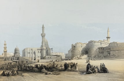 David Roberts - The Entrance to the Citadel of Cairo