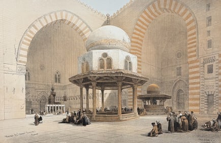 David Roberts - Mosque of Sultan Hassan, Cairo
