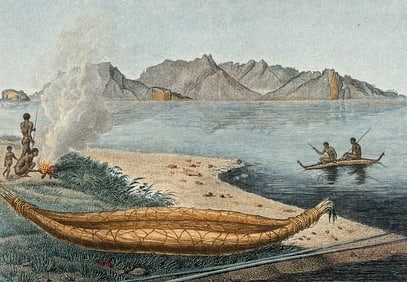 Peron & Freycinet - View of Schouten Island, Tasmania, Australia or New Holland. 14