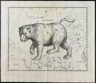 Hevelius - Constellation Chart: Ursa Major