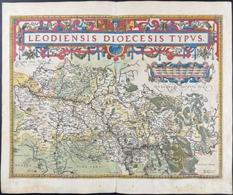 Ortelius - Map of Belgium (Regional)
