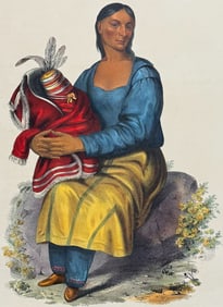 McKenney & Hall, Folio - A Chippeway Widow