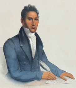 McKenney & Hall, Folio - John Ridge, A Cherokee