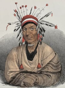 Lewis - The Little Crow, A Celebrated Sioux Chief