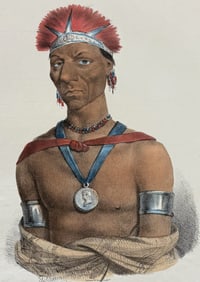 Lewis - Mauck-Coo-Maun, A Celebrated Ioway Chief