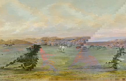 Catlin, On Card - Catching the Wild Horse