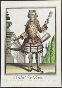 Larmessin - Comb-maker's Costume; Habit de Peigne