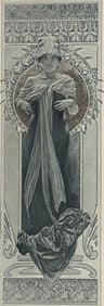Mucha, Folio - Illustration of Woman. 2