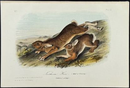 Audubon - Northern Hare, Summer. 11
