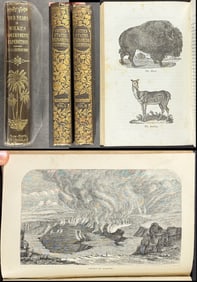 Wilkes's Exploring Expedition - Two Works, Three Volumes, 24 Engravings